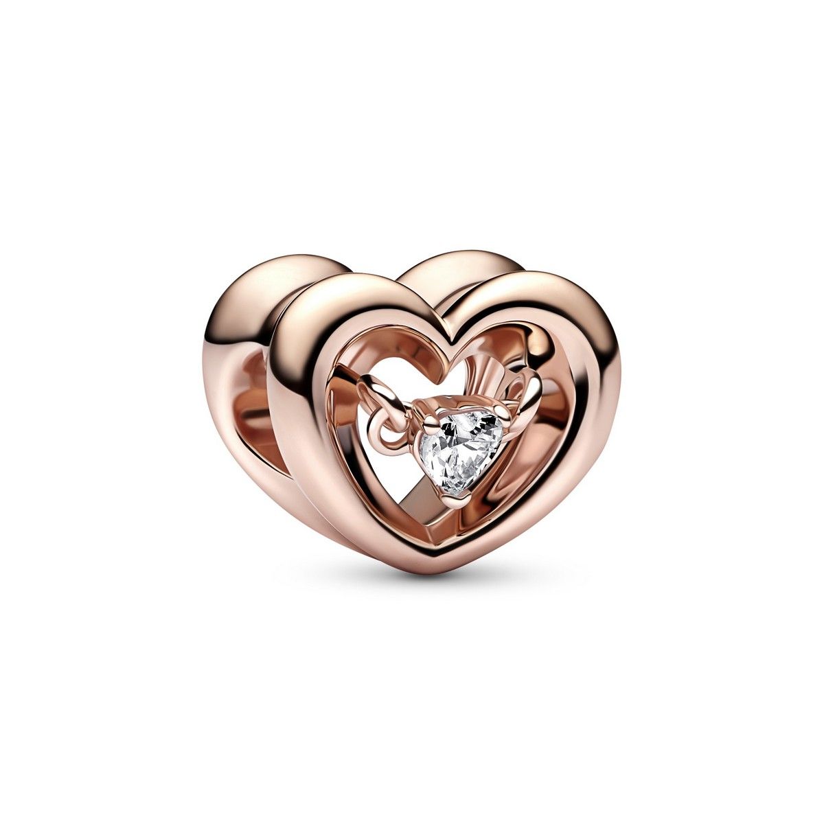 Pandora Radiant Heart &amp; Floating Stone Charm 782493C01, exclusief en kwalitatief hoogwaardig. Ontdek nu!