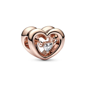 Pandora Radiant Heart & Floating Stone Charm 782493C01, exclusief en kwalitatief hoogwaardig. Ontdek nu!