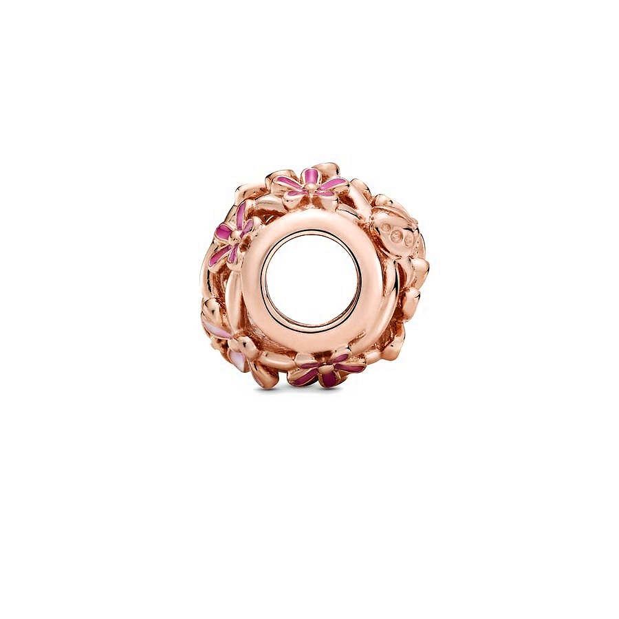 Pandora Opengewerkte Roze Madeliefjes Bedel roségoudverguld - 788772C01