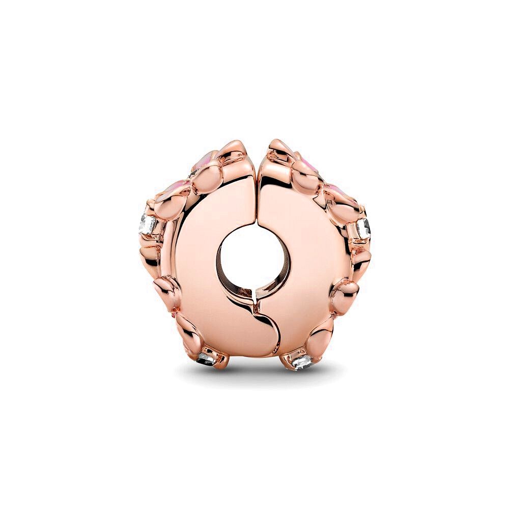 Pandora Pink Daisy Spacer Clip Charm roségoudverguld - 788809C01