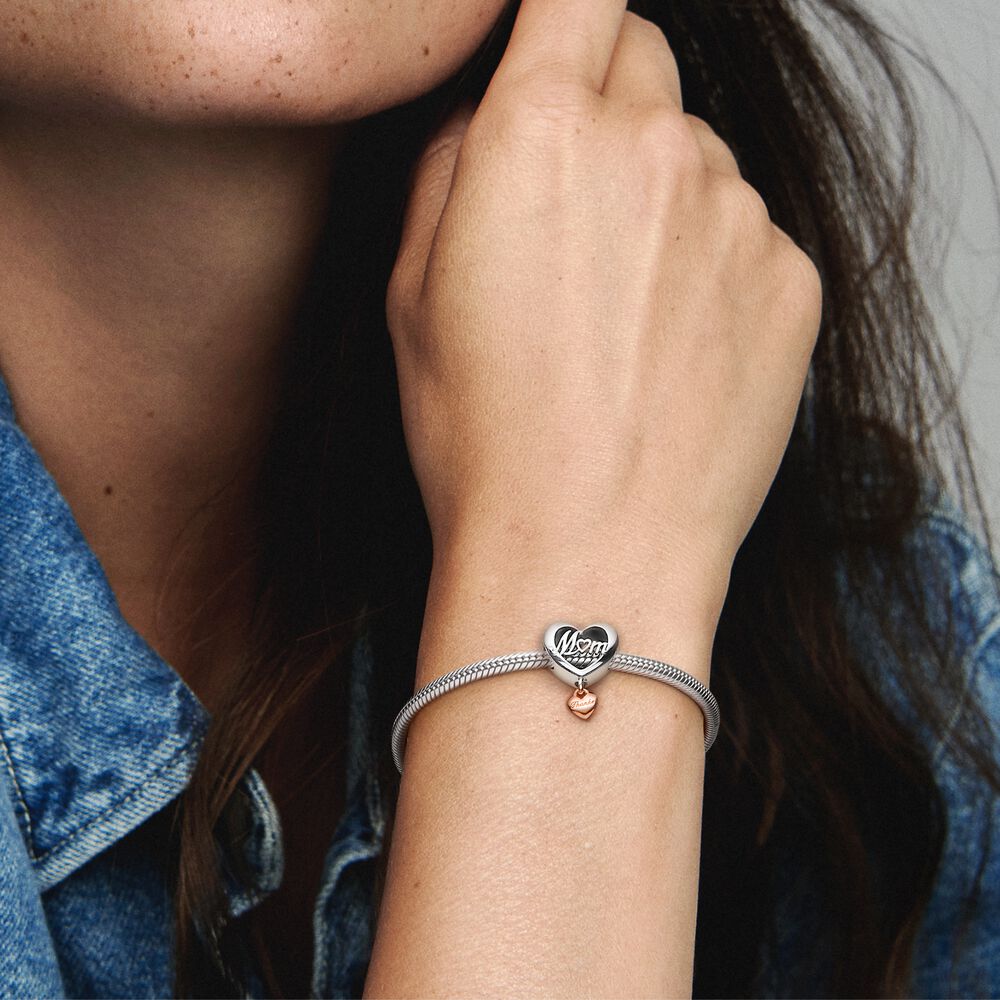 Pandora Thank You Mum Heart Bedel 789372C00, exclusief en kwalitatief hoogwaardig. Ontdek nu!