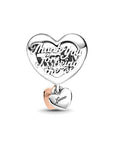 Pandora Thank You Mum Heart Bedel 789372C00, exclusief en kwalitatief hoogwaardig. Ontdek nu!