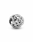 Zilveren Pandora Hearts All Over bedel 790964 met opengewerkt hartjespatroon