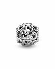 Pandora bedel Hearts All Over 790964 van zilver met hartjespatroon