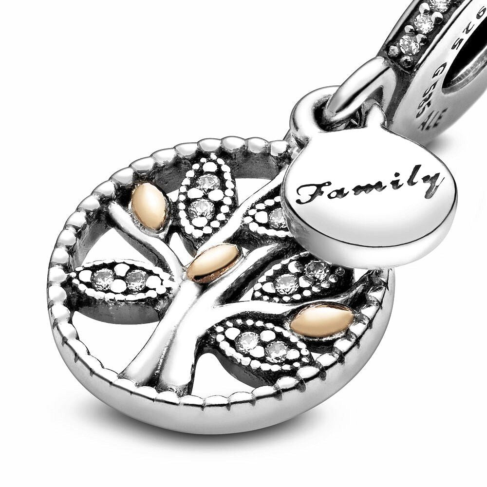 Pandora Sparkling Family Tree Bedel 791728CZ, exclusief en kwalitatief hoogwaardig. Ontdek nu!