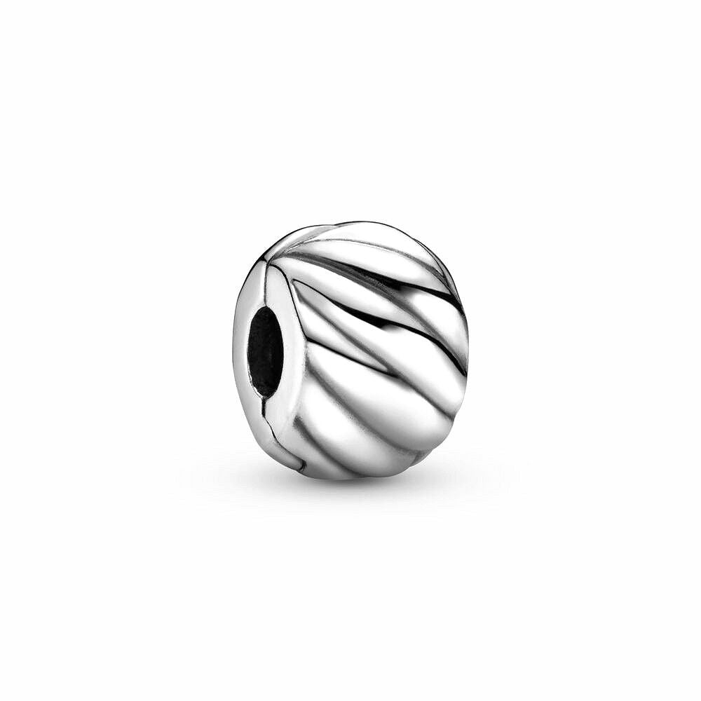 Pandora Polished Feathered Clip Bedel zilver - 791752