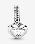 Pandora Mother & Daughter Hearts Hangende Bedel 792072EN40, exclusief en kwalitatief hoogwaardig. Ontdek nu!