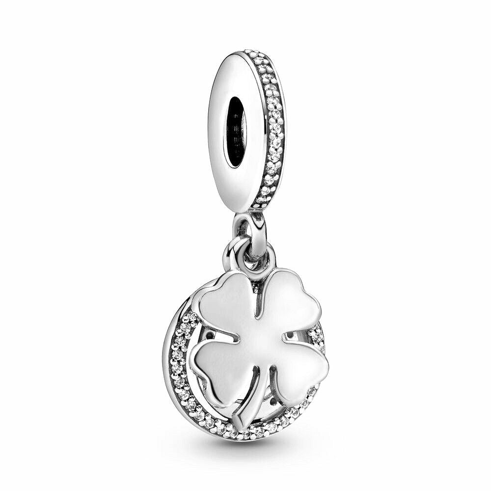 Pandora Klavertjevier Hangende Bedel zilver - 792089CZ