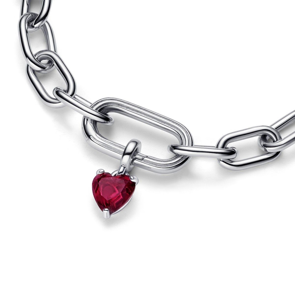 Pandora ME Broken Bedel zilver rood - 792524C01