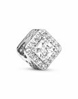 Pandora Vierkante Sprankelende Stralenkrans Bedel 796206CZ, exclusief en kwalitatief hoogwaardig. Ontdek nu!