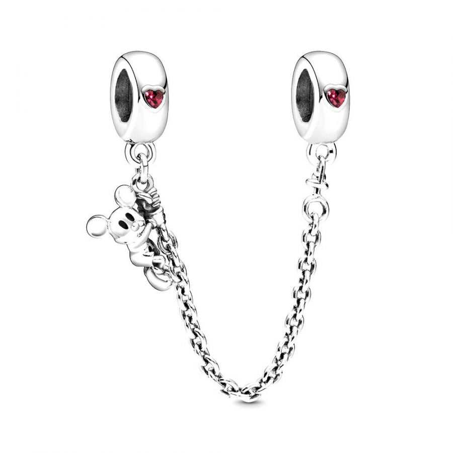 Pandora Disney, Climbing Mickey Veiligheidsketting zilver - 797173CZR