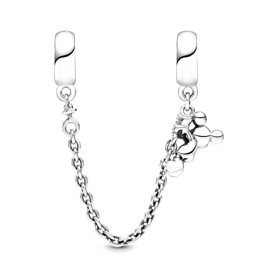 Pandora Disney, Climbing Mickey Veiligheidsketting zilver - 797173CZR