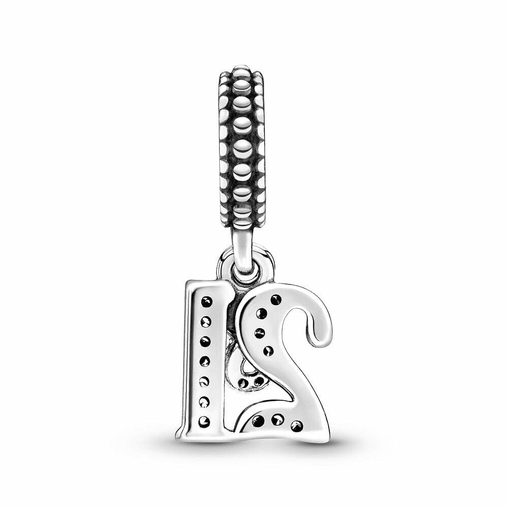 Pandora 21e Verjaardag Hangende Bedel zilver - 797263CZ