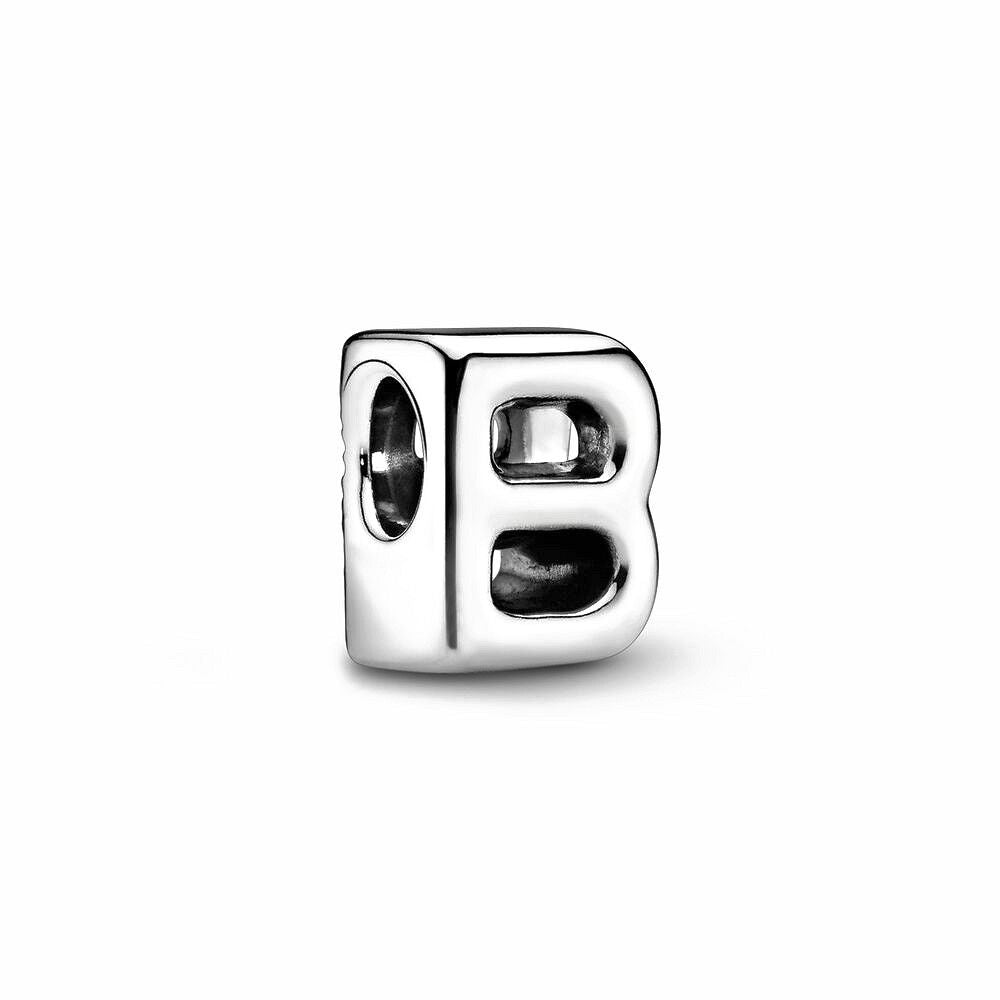 Pandora Letter B Alfabetbedel zilver - 797456