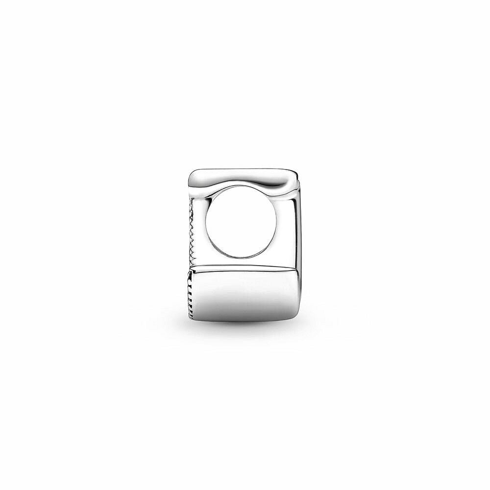 Pandora Letter J Alfabetbedel zilver - 797464