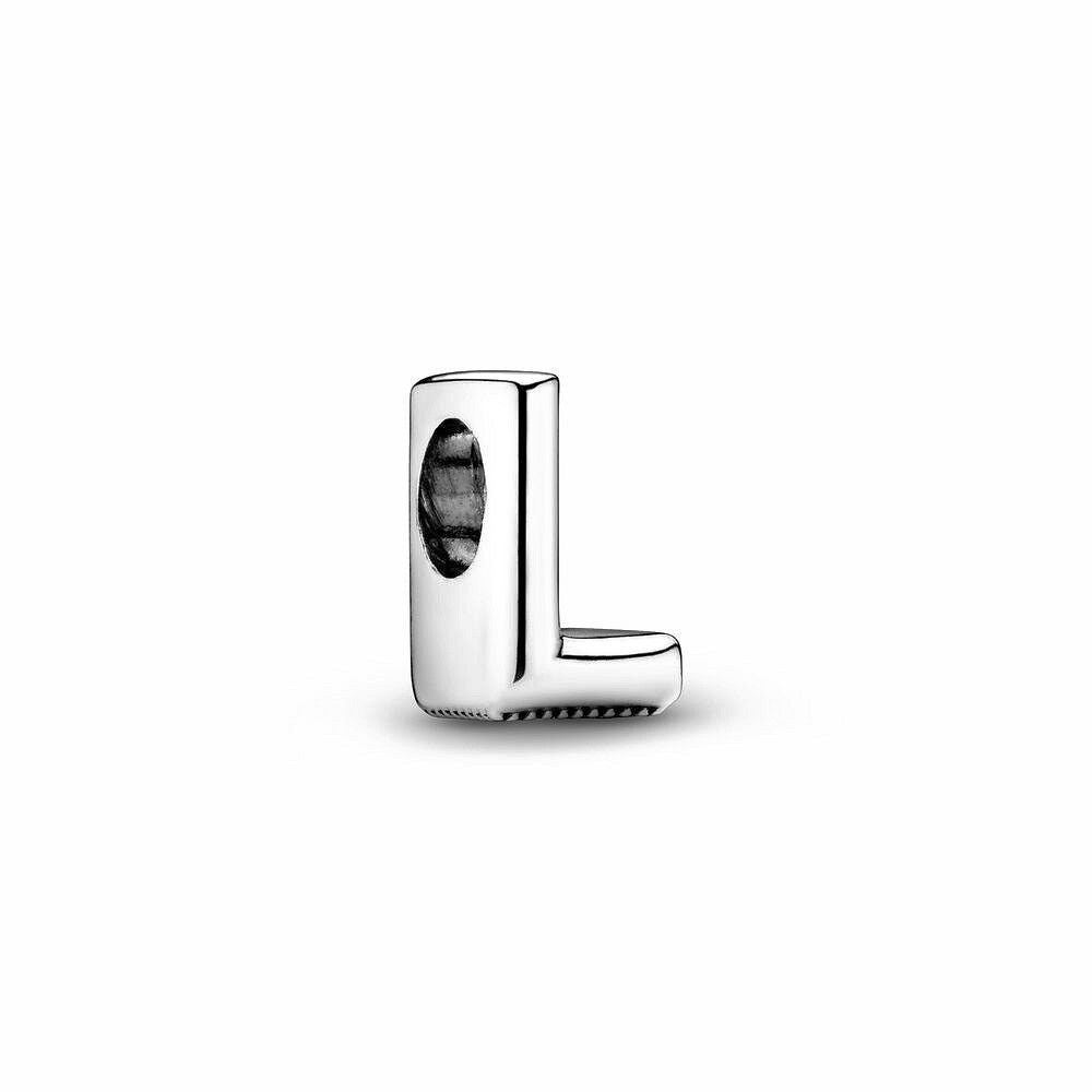 Pandora Letter L Alfabetbedel zilver - 797466