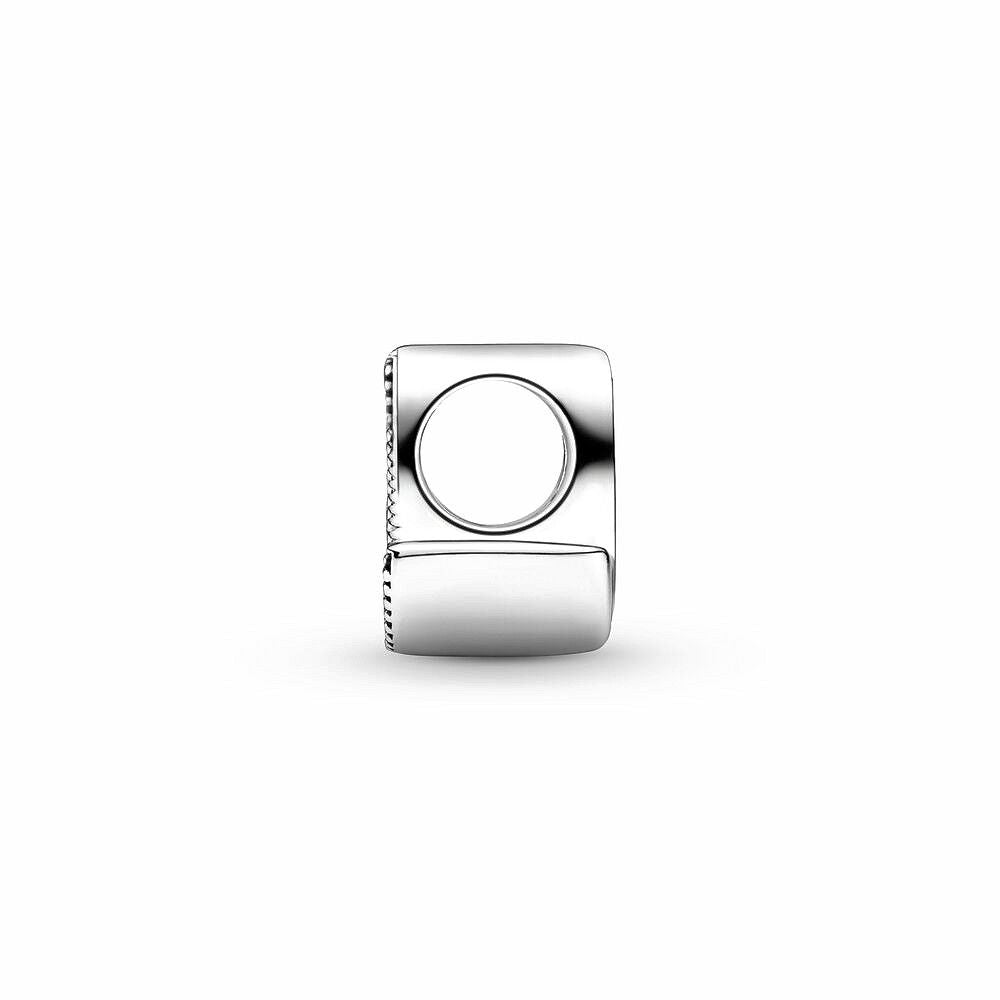 Pandora Letter S Alfabetbedel zilver - 797473