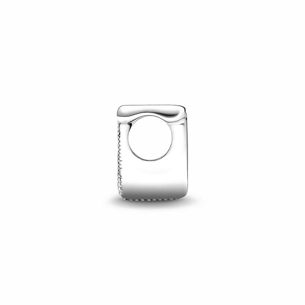 Pandora Letter T Alfabetbedel zilver - 797474