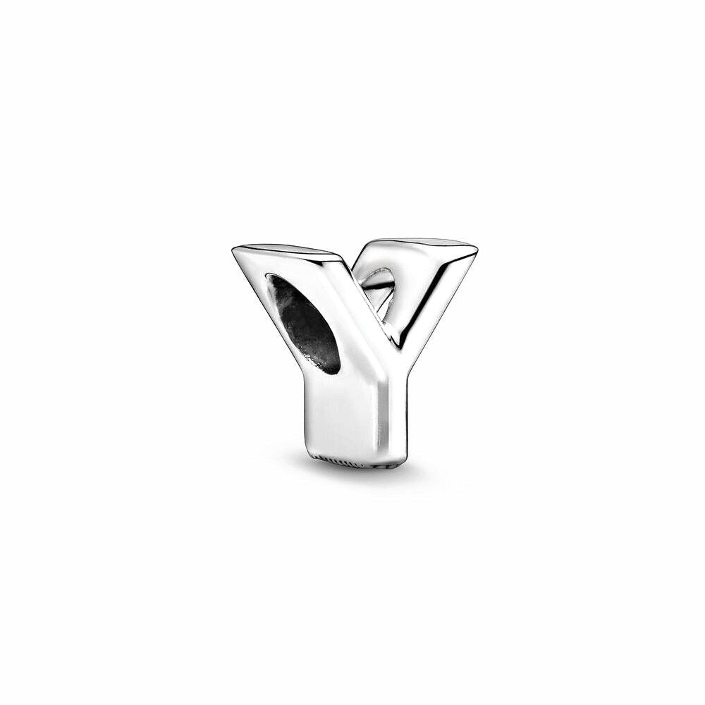 Pandora Letter Y Alfabetbedel zilver - 797479