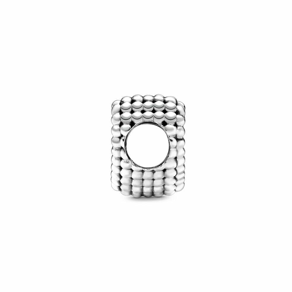 Pandora Met Kralen Bezet Open Hart Bedel zilver - 797516