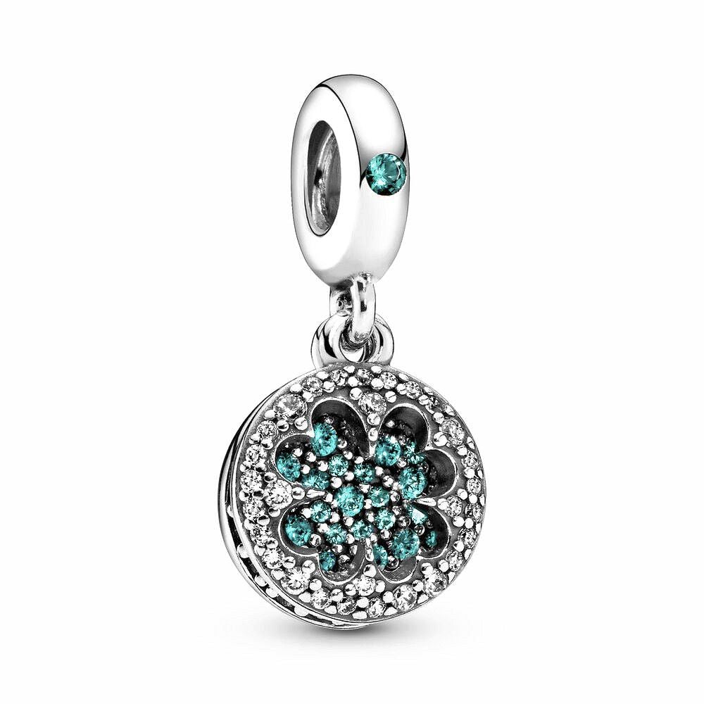 Pandora Klavertjevier Hangende Bedel zilver - 797906NRGMX