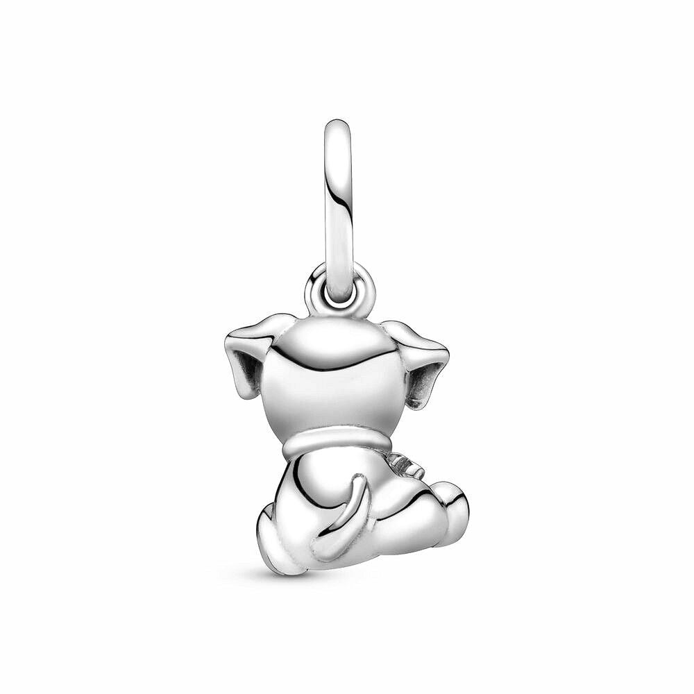 Pandora Labrador Puppy Dog Hangende Bedel zilver - 798009EN16