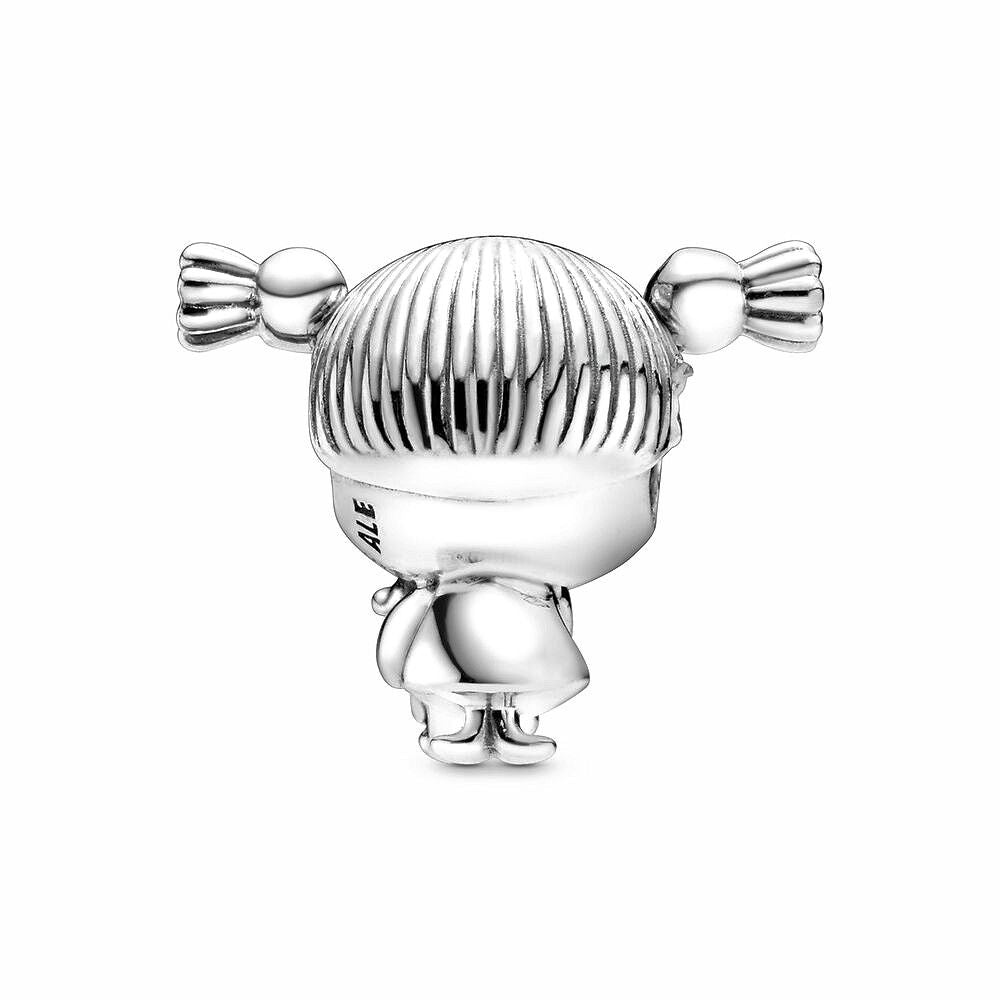 Pandora Little Girl Bedel zilver roze - 798016EN160