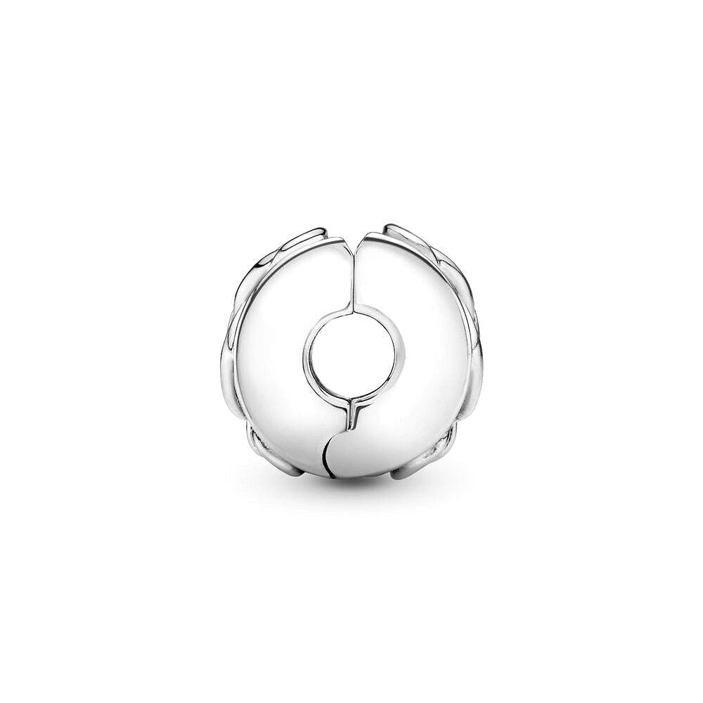 Pandora Knotted Hearts Clip Bedel zilver - 798035