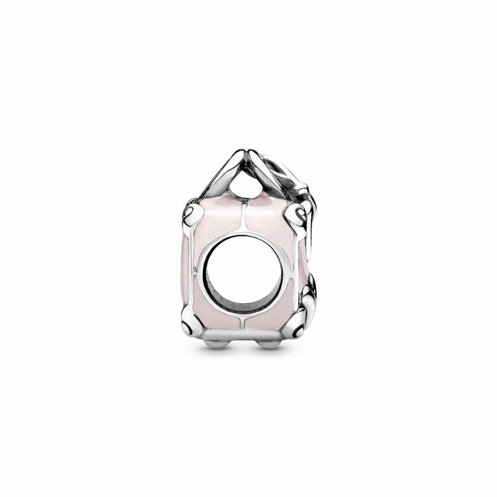 Pandora Roze Reistas Bedel zilver - 798063EN124