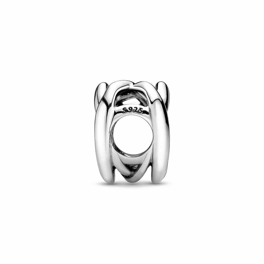 Pandora Knotted Heart Bedel zilver - 798081