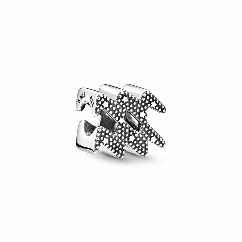 Pandora Sprankelende Waterman Dierenriem Bedel zilver - 798415C01
