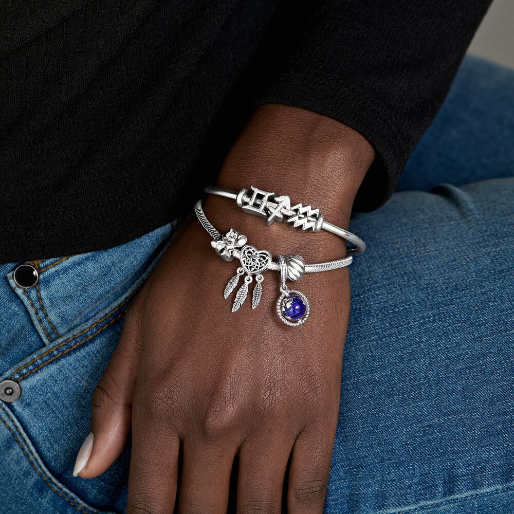 Pandora Sprankelende Waterman Dierenriem Bedel zilver - 798415C01