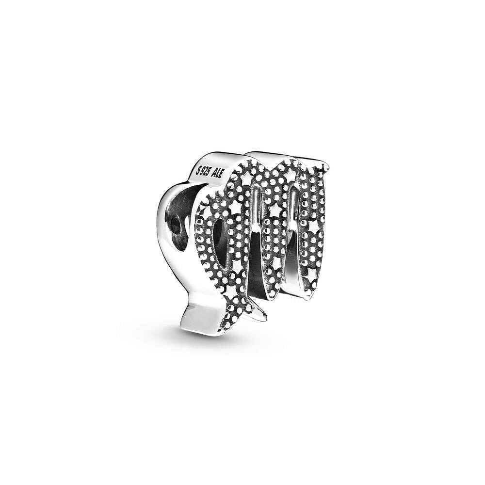 Pandora Sprankelende Maagd Dierenriem Bedel zilver - 798417C01