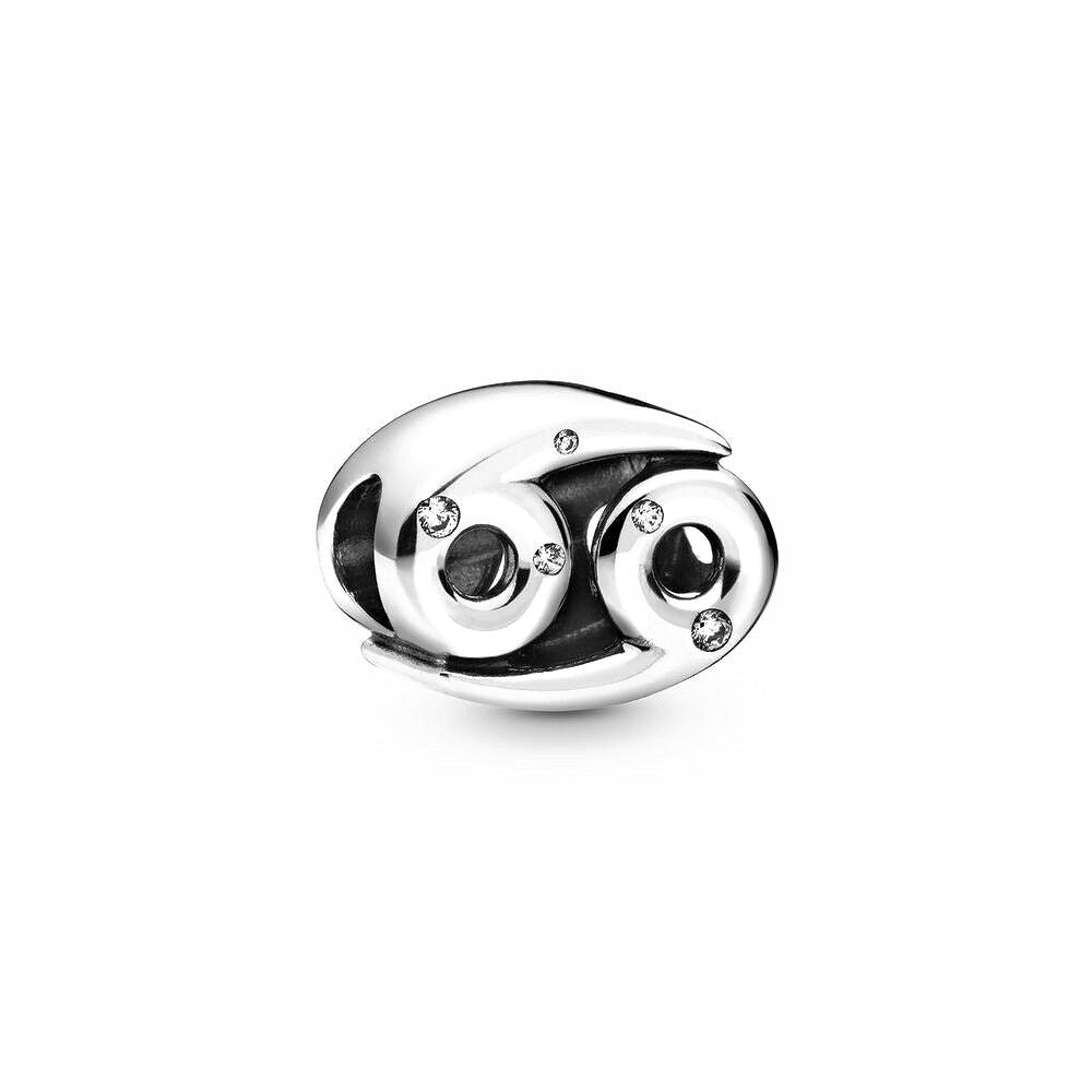 Pandora Sprankelende Kreeft Dierenriem Bedel zilver - 798434C01
