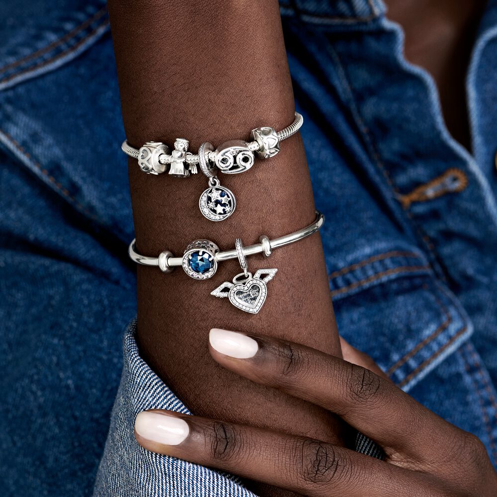 Pandora Sprankelende Kreeft Dierenriem Bedel zilver - 798434C01