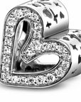 Pandora Sprankelende Vrije Hand Hart Bedel 798692C01, exclusief en kwalitatief hoogwaardig. Ontdek nu!