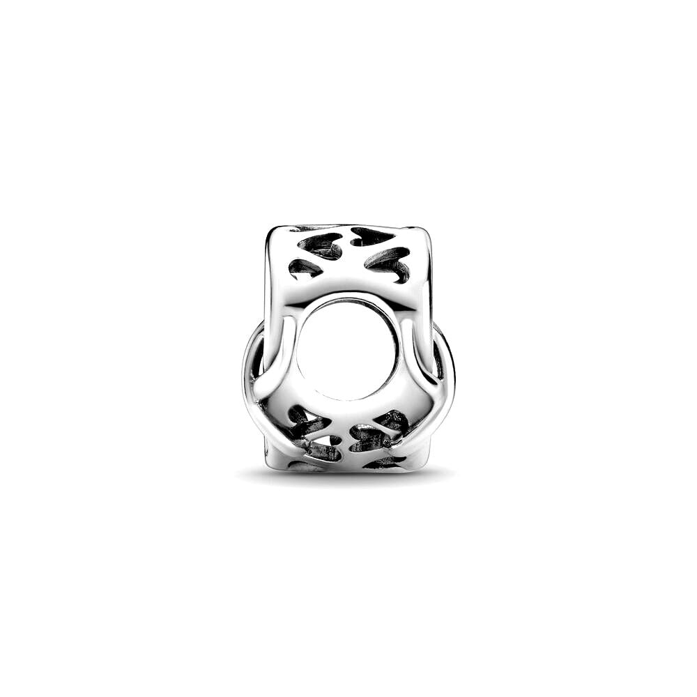 Pandora Oneindig Hart Bedel met Tekst 'Love You Mum' zilver - 798825C00