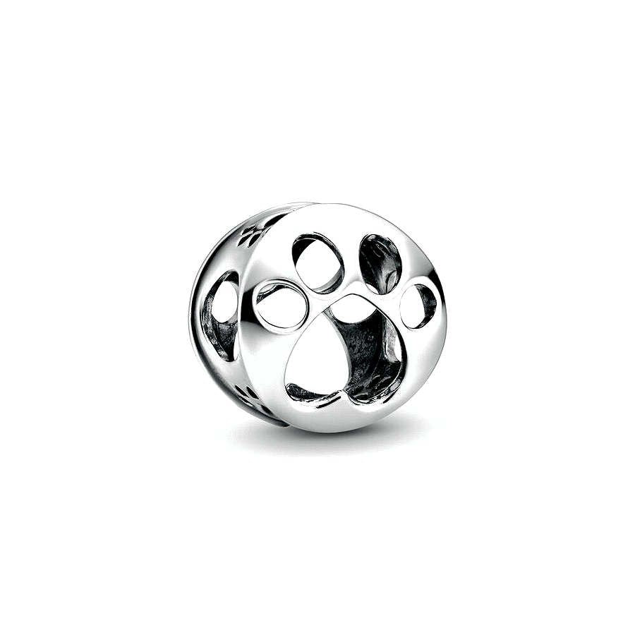 Pandora Opengewerkte Pootafdruk Bedel zilver - 798869C00