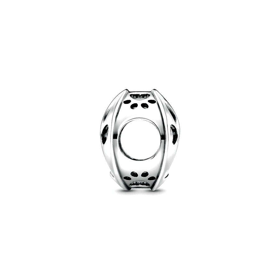 Pandora Opengewerkte Pootafdruk Bedel zilver - 798869C00