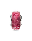 Pandora Golvende Fancy Roze Muranoglazen Bedel 798872C00, exclusief en kwalitatief hoogwaardig. Ontdek nu!