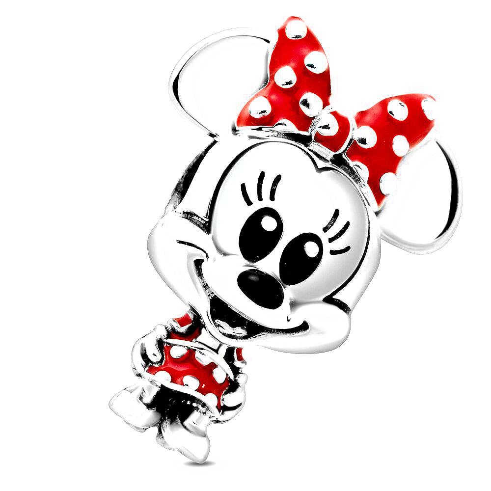 Pandora Bedel Disney, Minnie Dotted Dress & Bow 798880C02, exclusief en kwalitatief hoogwaardig. Ontdek nu!