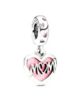 Pandora Bedel Mum Script Heart 798887C01, exclusief en kwalitatief hoogwaardig. Ontdek nu!