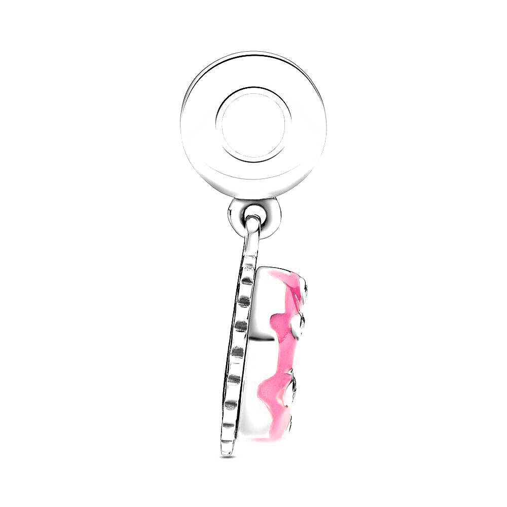 Pandora Pink Birthday Cake Hangende Bedel zilver - 798888C01