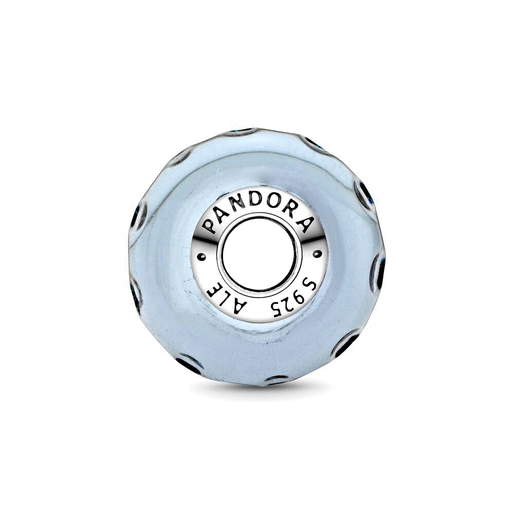 Pandora Golvende Donkerblauwe Bedel zilver - 798938C00