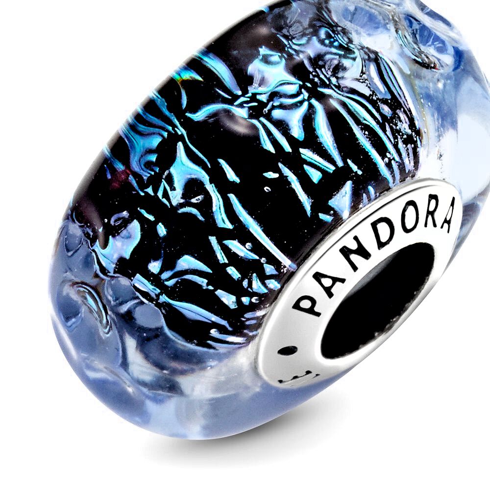 Pandora Golvende Donkerblauwe Bedel zilver - 798938C00