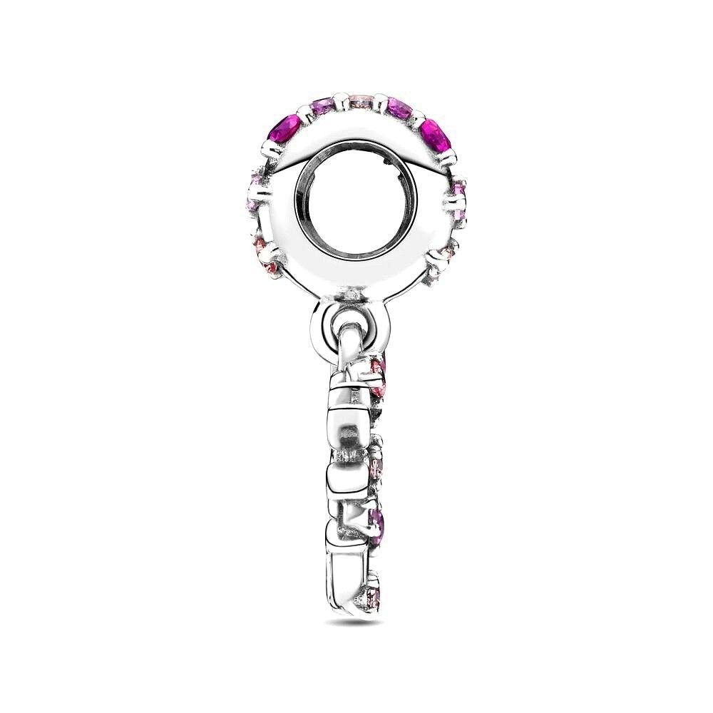 Pandora Pink Heart Bedel zilver roze - 799153C01