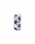 Pandora Fixed clip bedel Clear & Blue Sparkle 799171C01, exclusief en kwalitatief hoogwaardig. Ontdek nu!