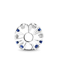 Pandora Fixed clip bedel Clear & Blue Sparkle 799171C01, exclusief en kwalitatief hoogwaardig. Ontdek nu!