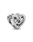Pandora Sparkling Entwined Hearts bedel 799270C01, exclusief en kwalitatief hoogwaardig. Ontdek nu!