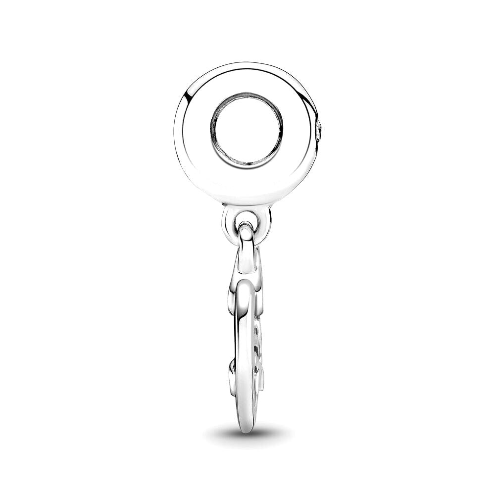 Pandora Friends Forever Heart Dangle Charm zilver - 799294C01